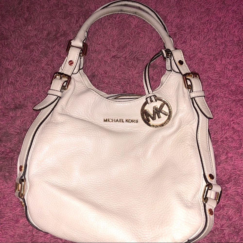 White Michael Kors purse